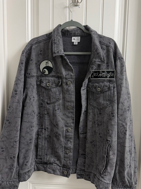 Disney Jackets & Blazers - Disney The Nightmare Before Christmas Gray Denim Jacket